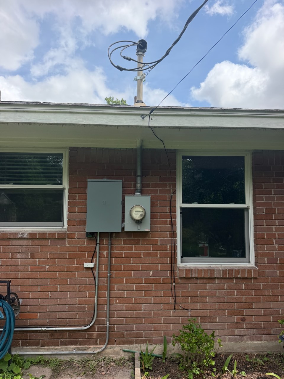 New breaker panel and circuits installed at a Houston home